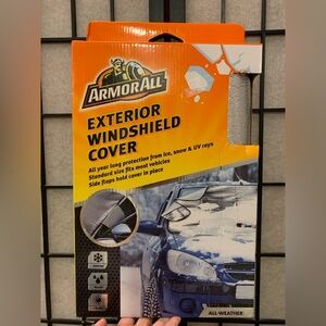 Armor All Exterior Windshield Cover Sun Rain Snow One Size Fits Most